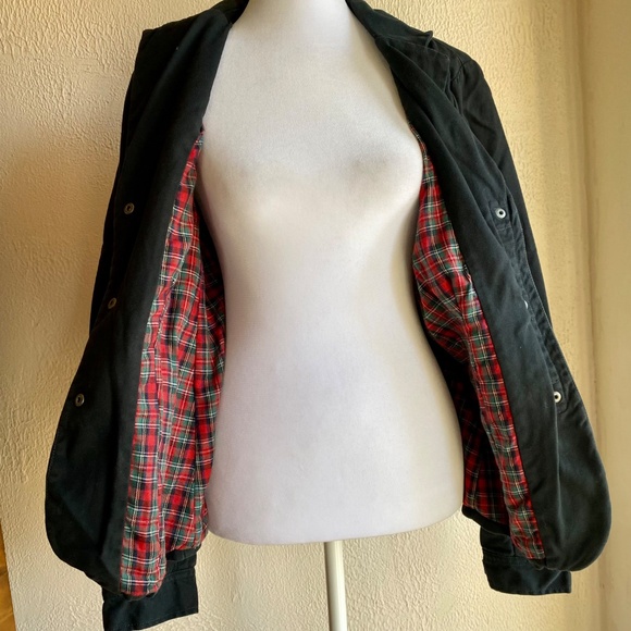 Anthropologie G1 Goods British Cavalry black fitted black utility jacket Sz M - Picture 4 of 16